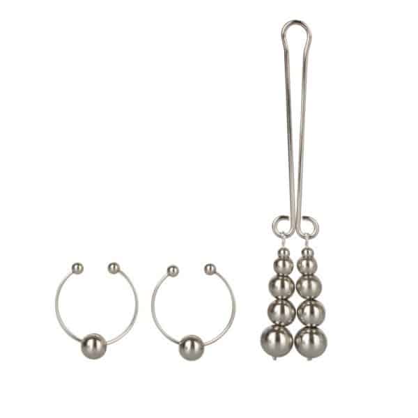 Nipple and Clitoral Non-Piercing Body Jewelry - Faux Percing à Mamelons et Clitoris - California Exotics – Image 2