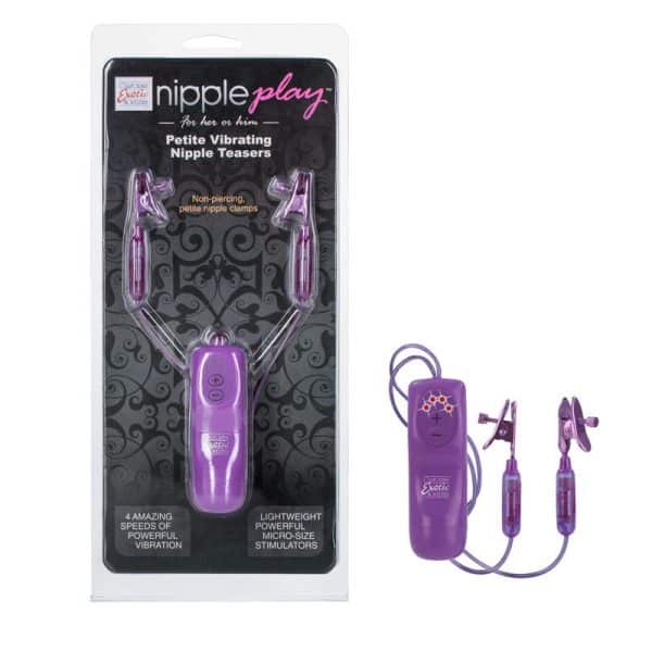 Petite Vibrating Nipple Teasers - Pinces à Mamelons Vibrantes - California Exotics