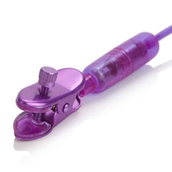 Petite Vibrating Nipple Teasers - Pinces à Mamelons Vibrantes - California Exotics