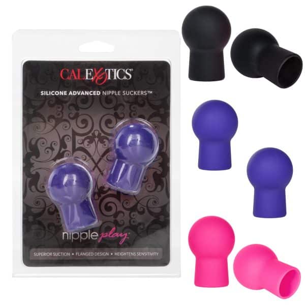 Silicone Advanced Nipple Suckers - Ventouses à Mamelons - California Exotics