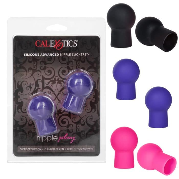 Silicone Advanced Nipple Suckers - Ventouses à Mamelons - California Exotics