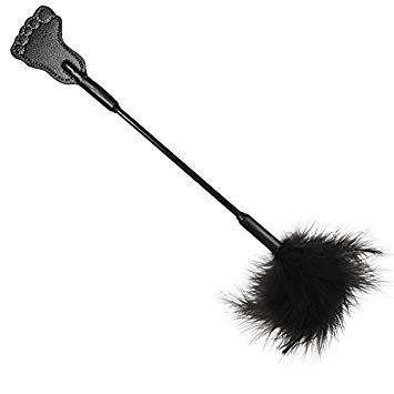 Toe Tickler Black Feather - Cravache et Plume - Sex & Mischief