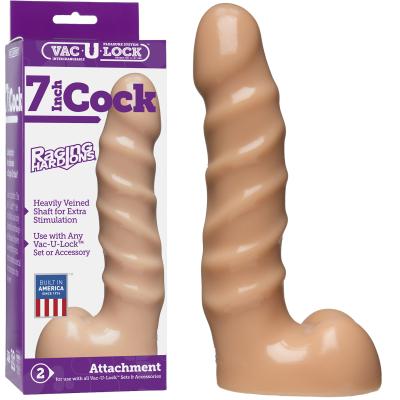 7 Raging Hard-On Cock - Gode Vac-U-Lock - Doc Jonhson