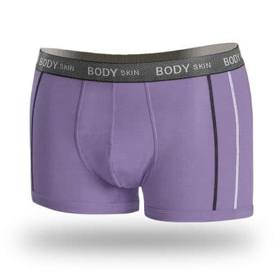 Shades - Boxer court en bambou - Mauve - BODYSKIN