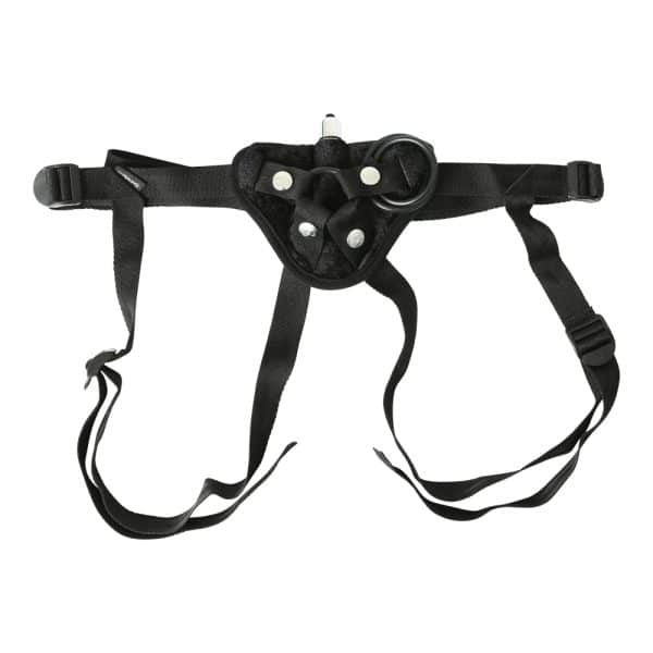 Vibrating Black Velvet Strap-On - Harnais -  Sportsheets – Image 2