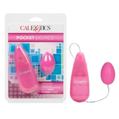 Vibrating Pink Passion Egg - Pocket Exotics - Oeuf Vibrant - California Exotics