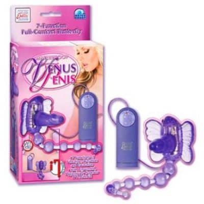 Waterproof Venus Penis Stimulator - Sangles avec Stimulateur Clitoridien - California Exotics