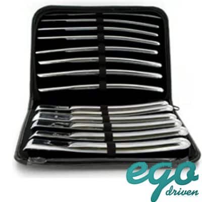 14 Piece - Deluxe Flat Ended Sound Kit - Ensemble de Tiges pour l’Urètre - Ego Driven