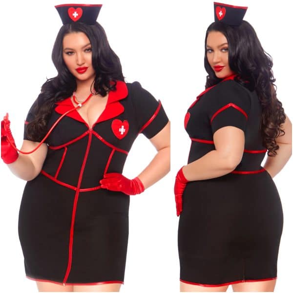 Bedside Babe -Infirmière - 86857X - Grande Taille - Leg Avenue
