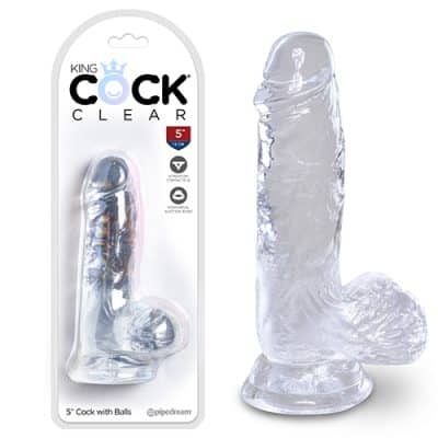 Cock with Balls 5 - Gode - King Cock Clear