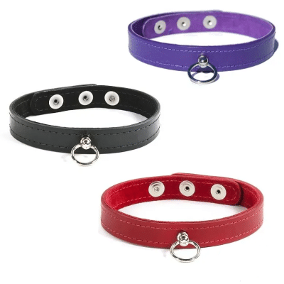 Ego Collar - Collier en Cuir avec Doublure en Daim - XBliss
