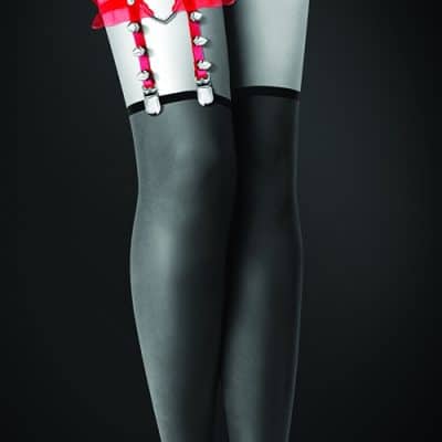 Jarretières Fetish avec Studs et Coeur - Bijoux pour Toi