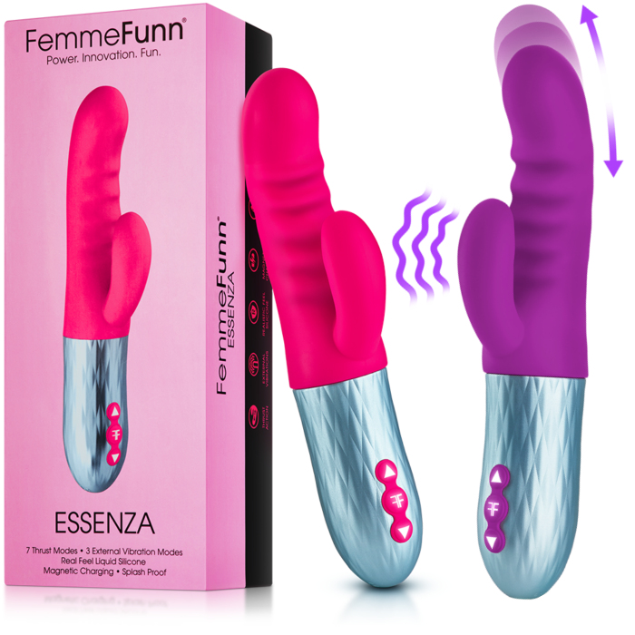 Essenza Vibrateur Double Stimulation Rechargeable FemmeFunn Qc