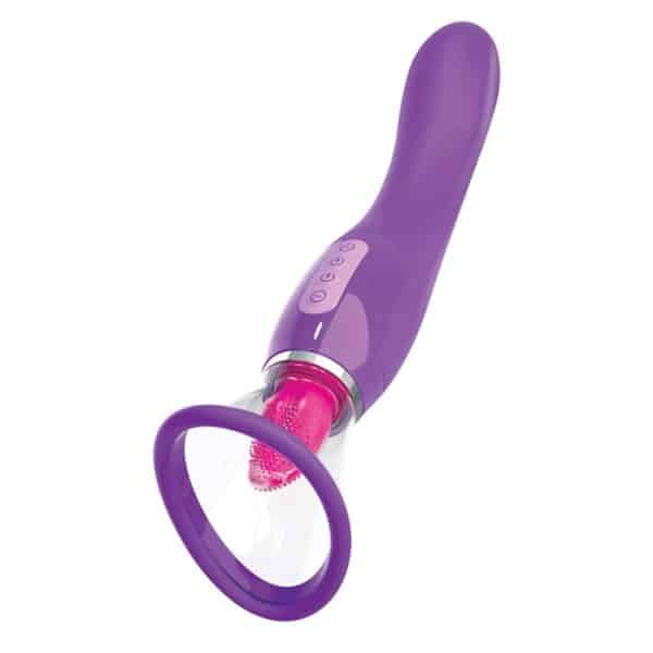 Her Ultimate Pleasure - Pompe et Masseur Clitoridien Rechargeable - Fantasy for Her – Image 4