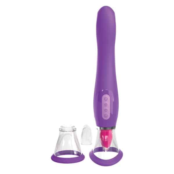 Her Ultimate Pleasure - Pompe et Masseur Clitoridien Rechargeable - Fantasy for Her – Image 3