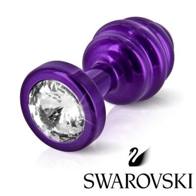 Plug anale ondulée Ano avec cristal Swarovski