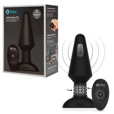 Rimming XL - Plug Anale XL Rechargeable à Distance - B-Vibe (2)
