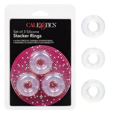 Stacker Rings Set - Ensemble d'Anneaux d'Arrêt - California Exotics