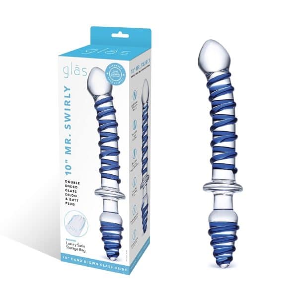 10 Mr Swirly - Gode en Verre Double - Gläs