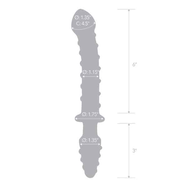 10 Mr Swirly - Gode en Verre Double - Gläs