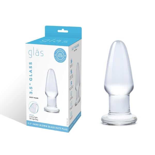 3.5 Glass Butt Plug - Gode en Verre - Gläs
