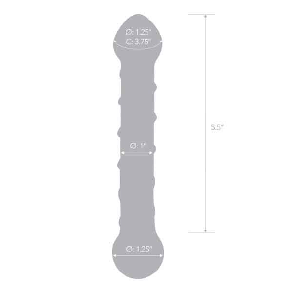 6.5 Spiral Dildo - Gode en Verre - Gläs – Image 6