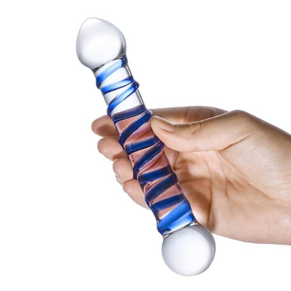6.5 Spiral Dildo - Gode en Verre - Gläs – Image 4
