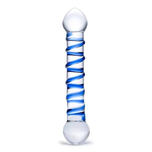 6.5 Spiral Dildo - Gode en Verre - Gläs – Image 2