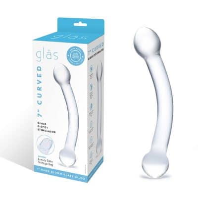 7 Curved Glass G-Spot Stimulator - Gode en Verre - Gläs