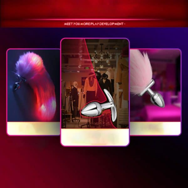 Butt Plug with LED Tail - Plug Anale avec Queue Lumineuse - Ego Driven – Image 6