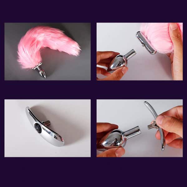 Butt Plug with LED Tail - Plug Anale avec Queue Lumineuse - Ego Driven – Image 5