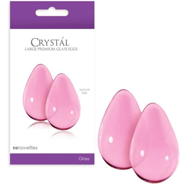 Crystal Large Premium Glass Eggs - Boule de Kegel en Verre - NS Novelties