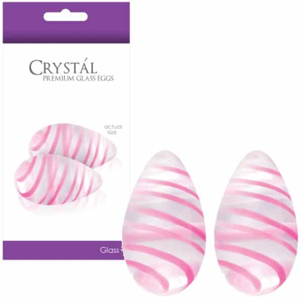 Crystal Premium Glass Eggs - Boule de Kegel en Verre - NS Novelties