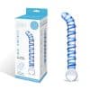 Mr. Swirly 6.5 G-Spot Glass Dildo - Gode en Verre - Gläs