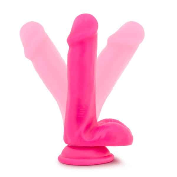 Neo 6 Cock with Balls - Gode Double Densité - Blush – Image 4