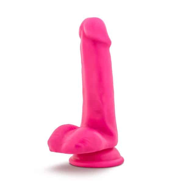 Neo 6 Cock with Balls - Gode Double Densité - Blush – Image 5