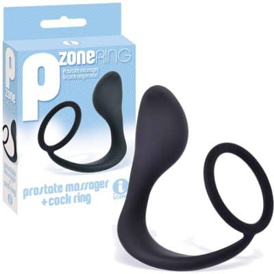 P Zone Ring - Prostate Massager + Cock Ring - Anneau avec Stimulateur Prostatique - Icon Brands