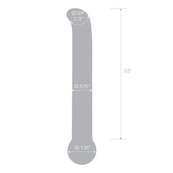 Purple G-Spot Tickler - Gode en Verre - Gläs – Image 6
