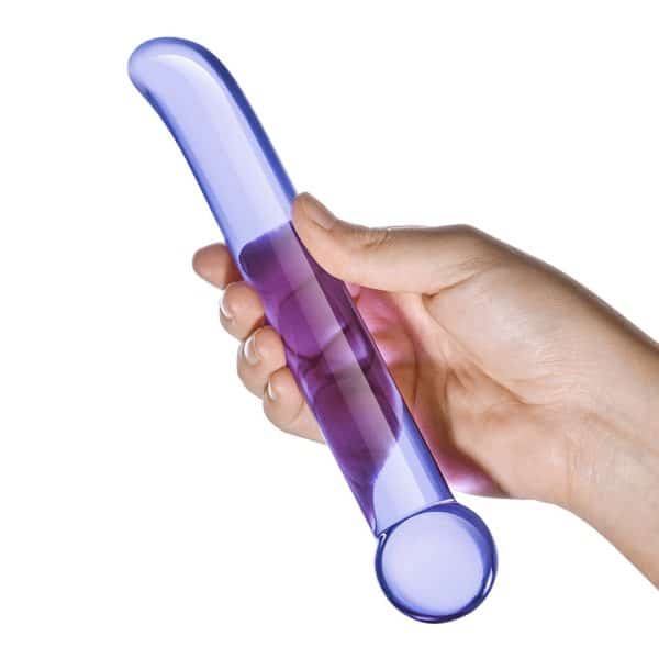 Purple G-Spot Tickler - Gode en Verre - Gläs – Image 4