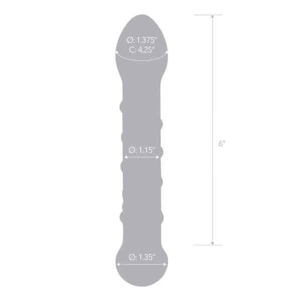 Spiral Staircase Full Tip Dildo - Gode en Verre - Gläs – Image 6