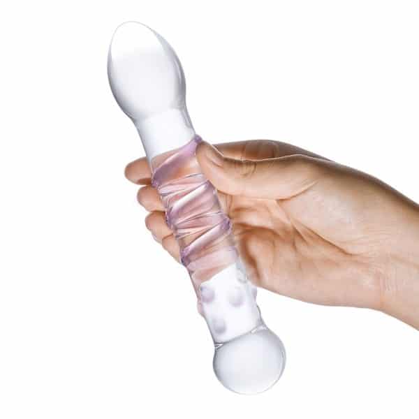 Spiral Staircase Full Tip Dildo - Gode en Verre - Gläs – Image 4