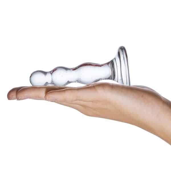 Triple Play Beaded Butt Plug - Gode en Verre - Gläs