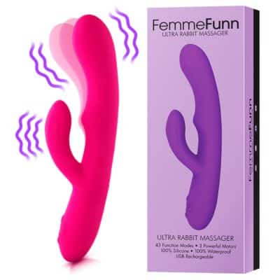 Ultra Rabbit - Vibrateur Double Stimulation Rechargeable - FemmeFunn