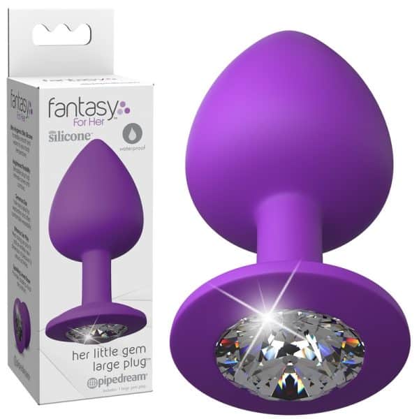Her Little Gems Large Plug - Plug Anale avec Bijou - Fantasy For Her