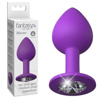 Her Little Gems Medium Plug - Plug Anale avec Bijou - Fantasy For Her