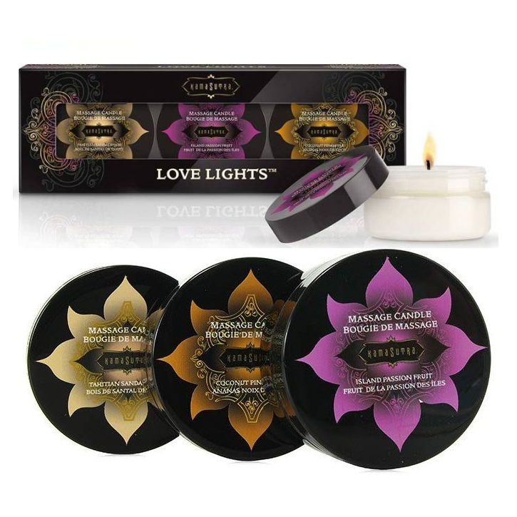 Love Lights - Ensemble de Chandelle de Massage - Kama Sutra