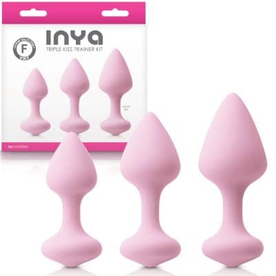Triple Kiss Trainer Kit - Ensemble de Plugs Anales - Ns Novelties