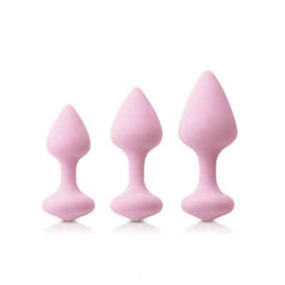 Triple Kiss Trainer Kit - Ensemble de Plugs Anales - Ns Novelties