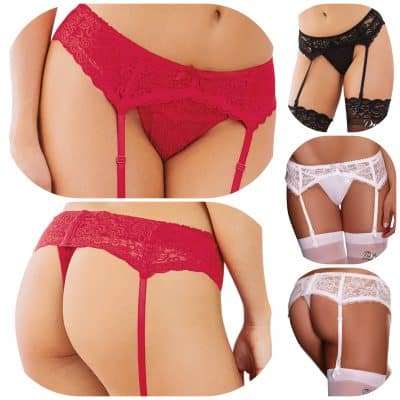 Porte-Jarretelle en Dentelle - DG8735 - Dreamgirl