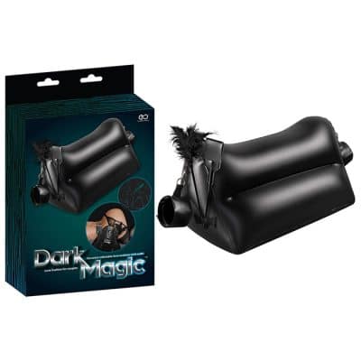 Portable Inflatable Cushion Dark Magic - Coussin de Sexe avec Menottes